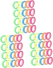 HONMEET 3sets Book Tape Highlighter Tape Removable Note Stickers Book Sticky Tabs Page Markers Craft Tabs for Tags Annotation Supplies Colorful 20rolls*3