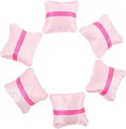 Abaodam Dollhouse Supplies 6pcs Miniature Pillow Mini Sofa Pillows for Dollhouse Realistic Miniature Furniture