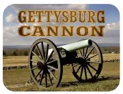 Gettysburg Pennsylvania with Cannon Fridge Magnet