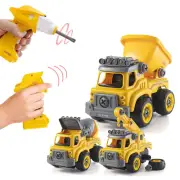 Take Apart Toys with Battery Powered Drill Take Apart Truck with Remote Control