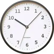 KATOMOKU plywood wall clock 13 km-84BRC Brown radio clock continuous second hand