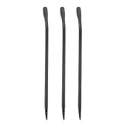 3pcs Line-Up Pry Bar 17" Length 0.6" Rod Dia Hexagonal Steel Crowbar Sleever Bar