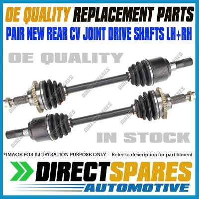 PAIR FORD FALCON BA BF V8 XR8 XR-8 GHIA REAR CV Joint Drive Shafts LEFT & RIGHT