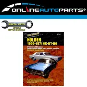 Workshop Car Repair Manual for Holden HK HT HG 68~71 Monaro Sedan Ute Wagon Book