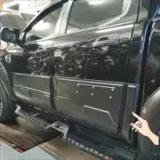 6PCS Side Door Body Cladding Trim Kit For Ford Ranger 2012 -2022 Matte Black (for: Ford)