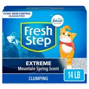 Extreme Clumping Litter With Febreze Freshness, Mountain Spring Scent Clumpin...
