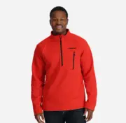NEW Mens SPYDER Encore Half Zip Fleece Jacket RED size L