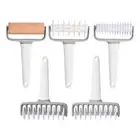 Pizza Dough Docker Roller Set Lattice Rolling Plastic Pin Puncher Bread Pastry