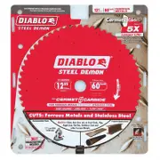 Diablo 305mm 12" 60 Teeth Steel Demon Ferrous Metals Circular Saw Blade