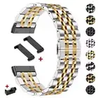 Stainless Steel Link Band Strap Bracelet For Fitbit Versa 3 4 Sense 2 Bracelet