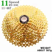 MTB Cassette Flywheel 11 Speed 11-46T Mountain Bike Gold Flywheel Bicycle Parts