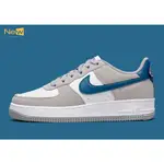 全新正品NIKE AIR FORCE 1' 07 LV8 白灰藍 男女鞋 DH7568-001