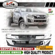For ISUZU D-MAX DMAX 2/2017-2019 TOP FRONT GRILLE MESH (CHROME-BLACK)