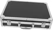 [Angoily] Aluminum Alloy Briefcase Portable Hard Tool Case with Shockproof Design for Safe Document Storage Large Capacity for Professionals and Diy Enthusiasts