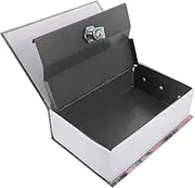 Hidden Book Safe with Key Lock Vintage Fake Book Storage for Cash Jewelry Compact Secret Safe Box Discreet Design for Home Office Valuables Organization