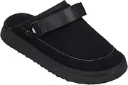 [Perfeclan] Mens Clogs Adults Closed Toe Adjustable Strap Slip on Autumn Home Clog Slippers