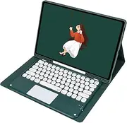 Keyboard Case for Samsung Galaxy Tab S8 Ultra /S9 Ultra /S10 Ultra 14.6'', Detachable Wireless Keyboard with Smart Touchpad, Slim Case with S Pen Holder, Auto Sleep/Wake,Dark Green