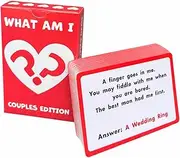 Qkansiw What Am I Drinking Game - Couples Drunk Cards, 54 Date Night Ideas for Drunk Desires,1 Pcs (Red-Couples Edition)