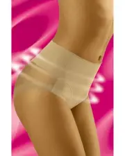 Wolbar UNIQ Beige HighWaist Briefs Women Brown Shapewear