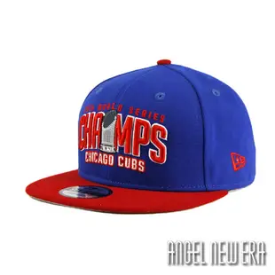 【NEW ERA】MLB 芝加哥 小熊 百年冠軍 紀念帽 復古排版 寶藍 9FIFTY【ANGEL NEW ERA】