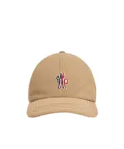Moncler Grenoble Logo Patch Cap Nude