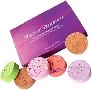 Healeved Sets Natural Bath Salt Tablets Aromatherapy Shower Steamers for Women Skin Smoothing Moisturizing Bath Aroma Tablets Pcs