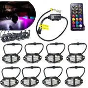 VADER Professional RGB LED Rock Lights Offroad Lamp Underglow Neon Lights Kit