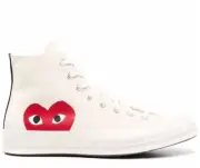 COMME DES GARCONS PLAY x CONVERSE CHUCK 70 HI SNEAKERS MEN SHOES 150205C