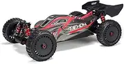 ARRMA RC Car 1/8 Typhon 6S V5 4WD BLX Buggy with Spektrum Firma RTR (Ready-to-Run), Black and Red, ARA8606V5