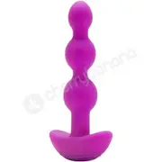 B-Vibe Triplet Purple Flexible Silicone Vibrating Anal Beads