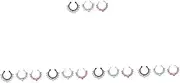 [Holibanna] Nose Ring False Nose Ring No Piercing Nose Cuff Diamond Jewelry for Women Nose Decor Arm Cuff Jewelry for Women Clip on Nose Ring Fake Nose Rings Nose Septum Rings Alloy