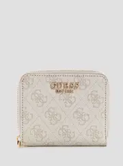 GUESS Women's White Logo Laurel Small Wallet