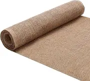 Butarfe 40"x15 Feet Natural Burlap Garden Fabric Roll - Tree Wrap, Weed Barrier, Jute Liner for Gardening, Outdoor Trees, Weddings, Party