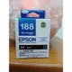 ☆EPSON 188 T188B T188150 原廠黑色墨水匣WF-3621/WF-7611/WF-7111