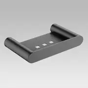 Esperia Gun Metal Grey Soap Dish Holder