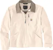 Carhartt Rugged Flex Canvas Detroit, textile jacket women , color: White , size: L