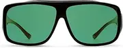 MigraLens Overview Fit-Over Glasses for Migraine Relief | Large | Outdoors and Computer Screens | Unisex | Green Lenses