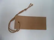 Brown Recycled Card Small Swing Tags Pack of 100