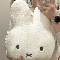 在飛比找蝦皮購物優惠-Jfmm Miffy Miffy米菲兔頭娃娃可愛毛絨抱枕免費