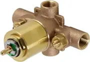 Kingston Brass KB657V Chatham Tub and Shower 5.13 x 4.5 x 3.19, Brushed