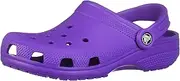 [Crocs] Unisex-Child Classic Clogs, Neon Purple, 10 Toddler, Neon Purple, 10 Toddler