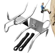 Adorable Tree Climbing Spikes, Portable Cat Claw Gear, Anti-Slip Pole Climbing Tool, Adjustable Safety Pedal for Arborists, Hunting, Tree, Outdoor Work, 2 Pieces