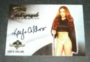 2014 Benchwarmer KAYLA COLLINS Hockey #69 Black Ink Autograph PLAYBOY Playmate