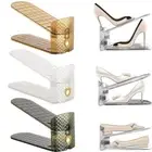 3 Adjustable Layered Shoe Rack Double Thickened Footwear Shelves Household