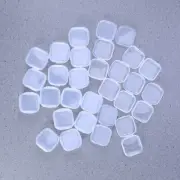 24 Pcs Small Plastic Box Container Clear Storage Mini Transparent Case