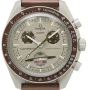 Swatch Moonswatch "Mission To Saturn" Swatch x Omega Brown 42mm SO33T100