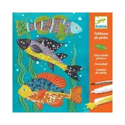 Djeco Zoology Glass Beads Kids/Childrens DIY Creative Craft/Art Kit Set 7y+