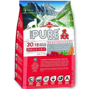 📣培菓新店店🚀》猋 Pure30挑嘴成貓/防結石化毛配方貓飼料-3kg