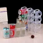 Transparent Drink Bottle Fridge Organizer Case Holder Cans Storage Box Conta'qk