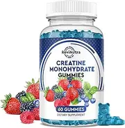 Creatine Chewable Gummies - 2000mg Creatine Monohydrate Tablet Chews, Easy Digesting, Fast Absorbing Chews for Men and Women, Build Muscle, Improve Recovery, Strength, and Endurance 60Count